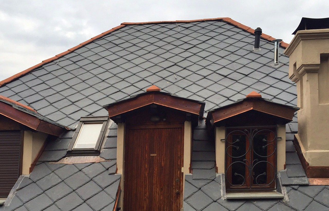 Сланцевая черепица B&B Rivestimenti Naturali TOULA 40X40 ARCH-00047397 - Вид №3