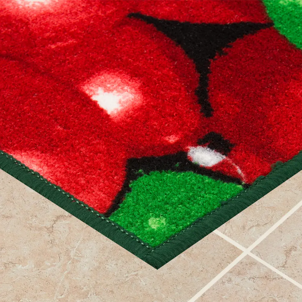 Коврик Новогодние шарики 50x80 см нейлон цвет мультиколор 83704043 STLM-2077037 CTIM  - Вид №2