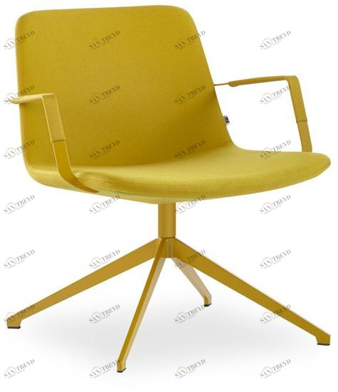 B&T Design Кресло на жердочке из ткани с подлокотниками Pera sun-id-1506985