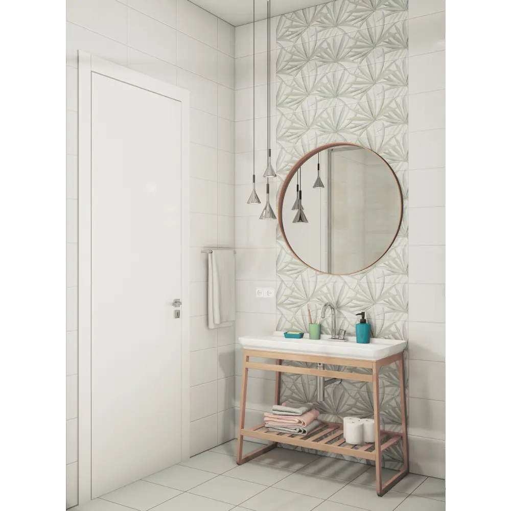 Плитка настенная LB Ceramics Моана 19.8x39.8 см 1.58 м² цвет белый 82973838 STLM-2108058 - Вид №5