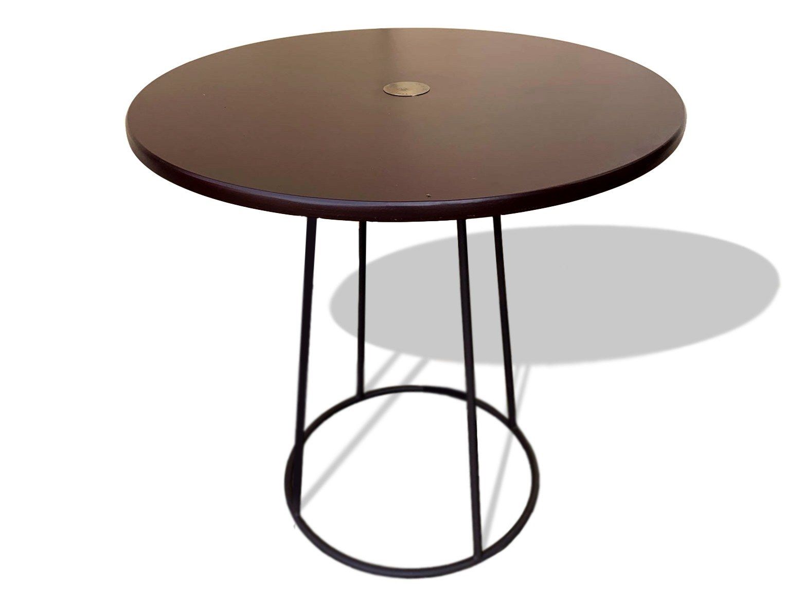 Круглый стальной стол для гостиной TrackDesign VINYL ARCH-00102414