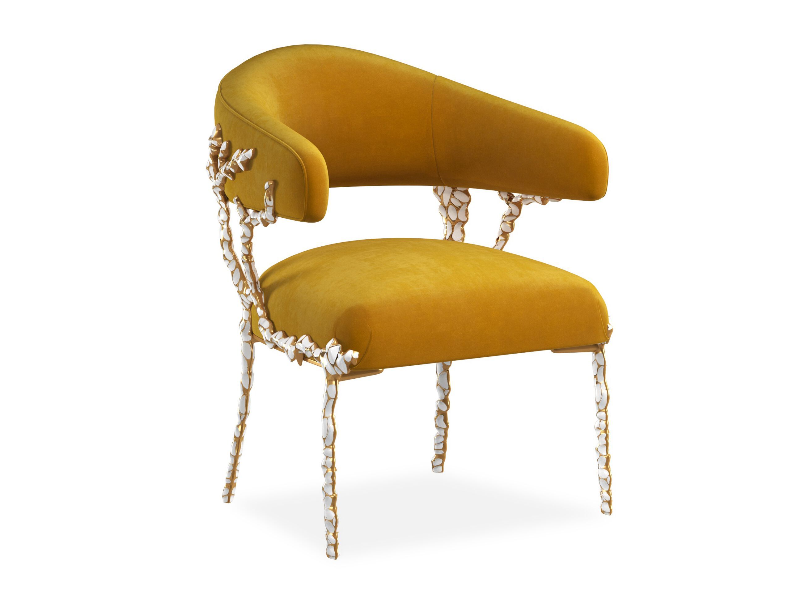 Тканевый стул с открытой спинкой и подлокотниками Caracole GLIMMER OF HOPE ARCH-00150642 - Вид №17