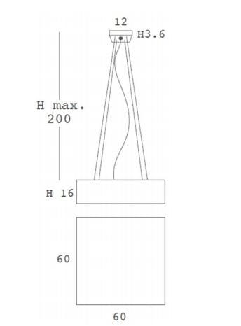 Ткань светодиодный подвесной светильник Olé Lighting Блок ARCH-00055816 - Вид №2