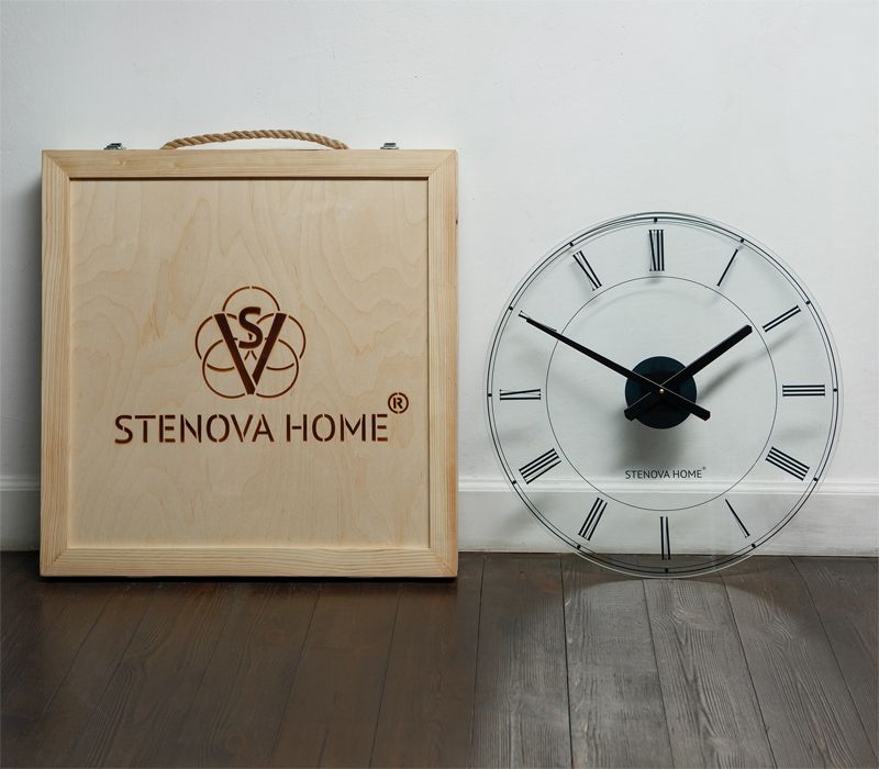 Стеклянные часы CRYSTAL являются шикарным продолжением линейки дизайнерских часов от STENOVA HOME. Выполнены из закаленного стекла, с высокоточным немецким часовым механизмом, упакованы в деревянный короб. Уникальный дизайн является отличной находкой для Victoria Stenova 419392 - Вид №6