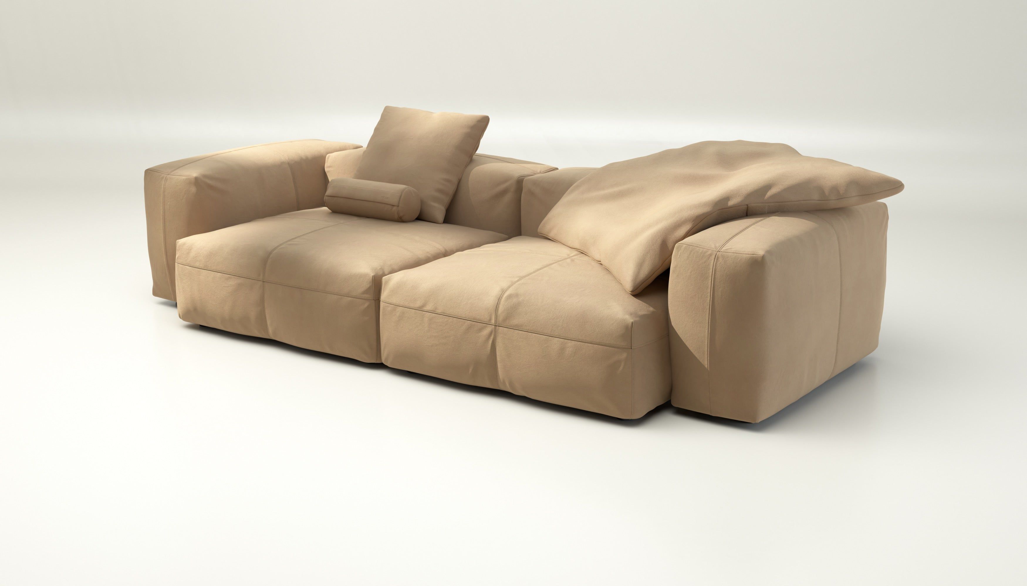 Кожаный модульный диван vetsak Leather ARCH-00046630 - Вид №1