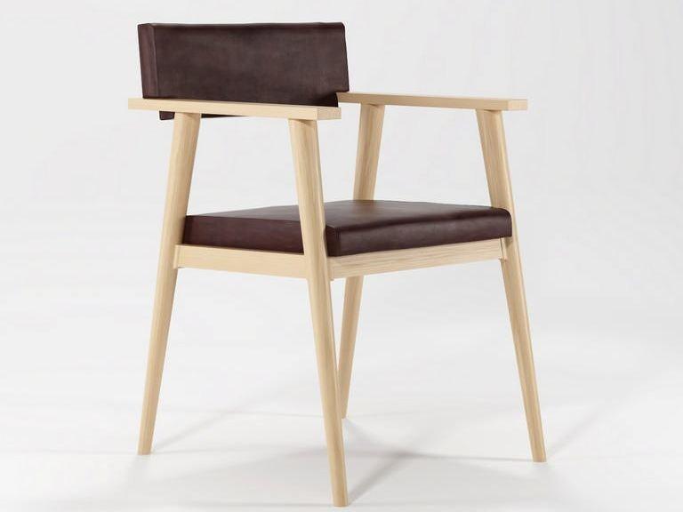 KARPENTER Мягкое кожаное кресло с подлокотниками Vintage sun-id-1444789 - Вид №14