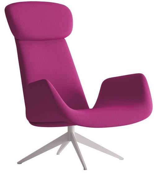 La Cividina Вращающееся кресло из ткани с подлокотниками Myplace 9054/9060 - Вид №1