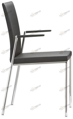 Brunner Штабелируемое кожаное кресло с подлокотниками Milano 5228/a