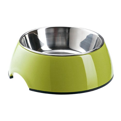 ПР0030466 Миска для животных на меламиновой подставке лайм 0,16л SUPERDESIGN 