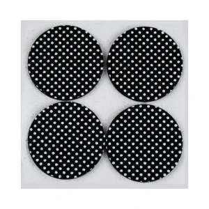 Накладка на мебельные ножки KONSENSA 40 мм круглые резина цвет черный 4 шт.