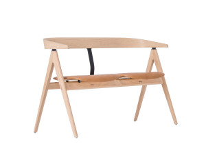 Кожаная мягкая скамья со спинкой