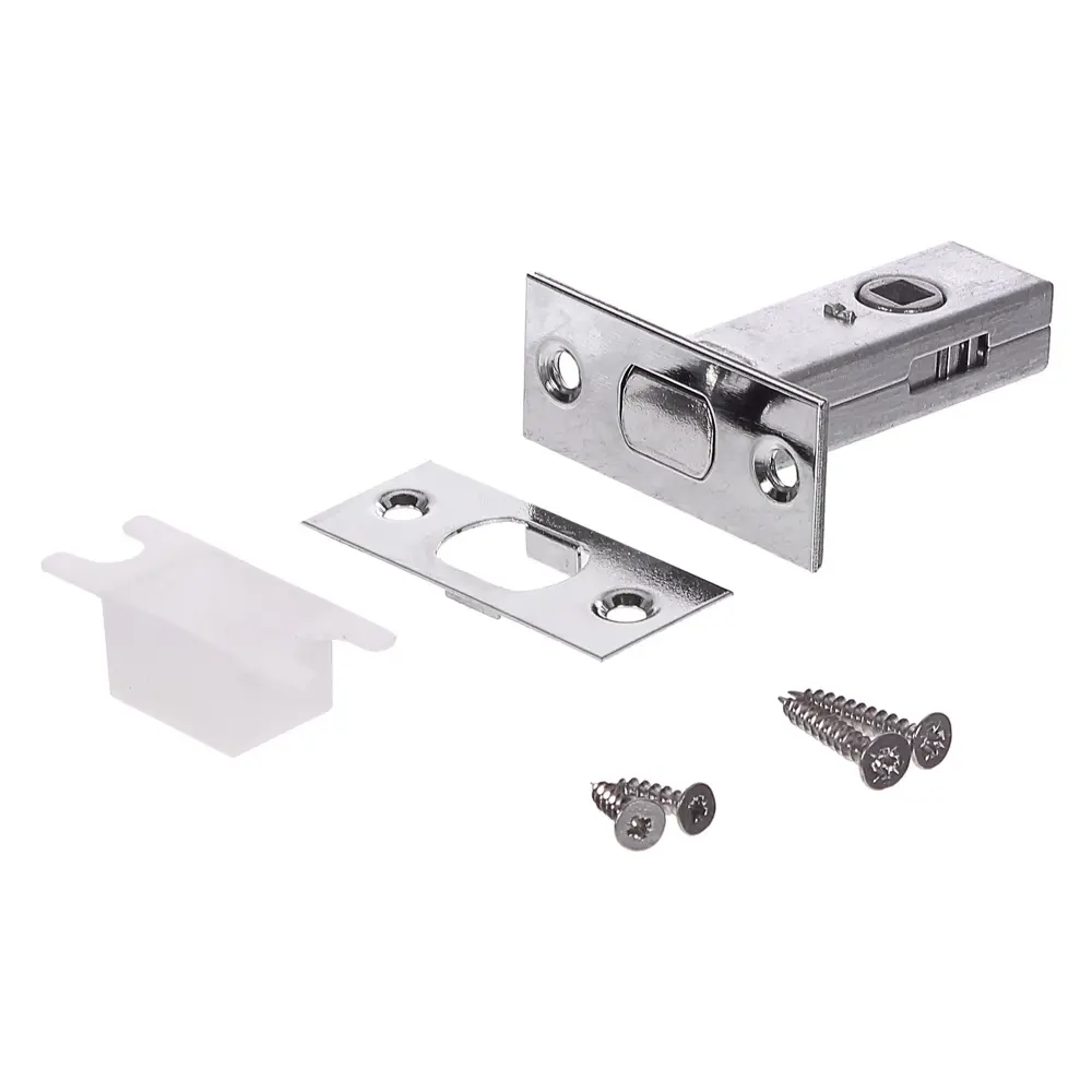 Задвижка межкомнатная Standers TL02-CP, сталь, цвет хром 18827532 STLM-2170774  - Вид №1