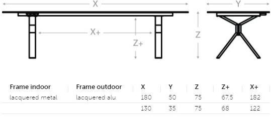 Joli Прямоугольный керамический стол Wings sun-id-1383692 - Вид №1