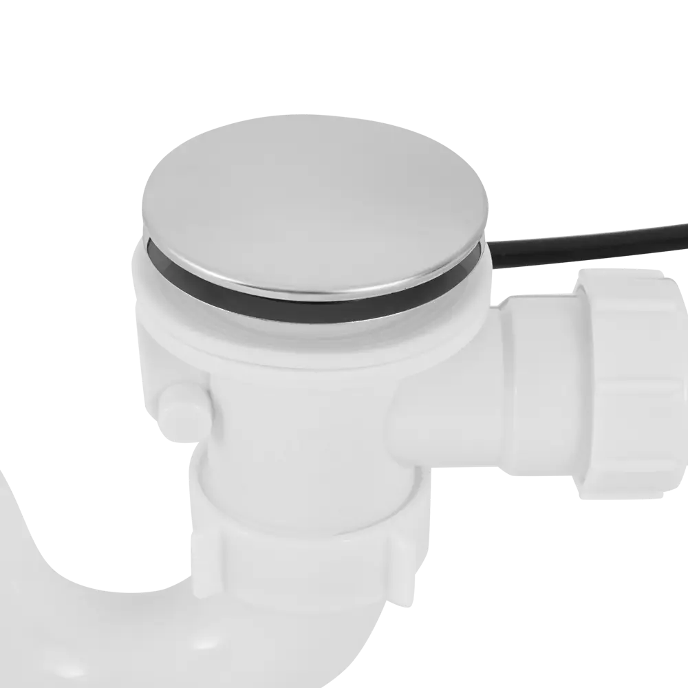 Сифон для ванны АНИ Пласт полуавтоматический с системой слива-перелива 84660201 STLM-0053550 - Вид №2