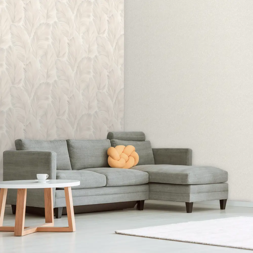 Обои флизелиновые Ornamy Magic серо-белые 1.06 м OR8038-00 STLM-2013004 - Вид №4