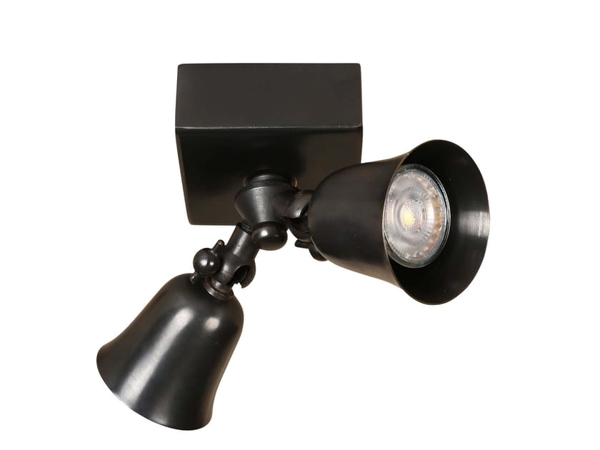 Регулируемая латунная светодиодная потолочная лампа Authentage Lighting Fleure Twin ARCH-00098036