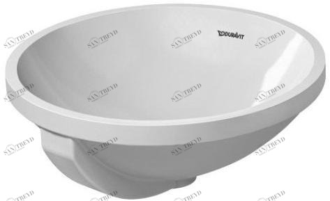 046840 Встроенная раковина под столешницу овальная Duravit Architec