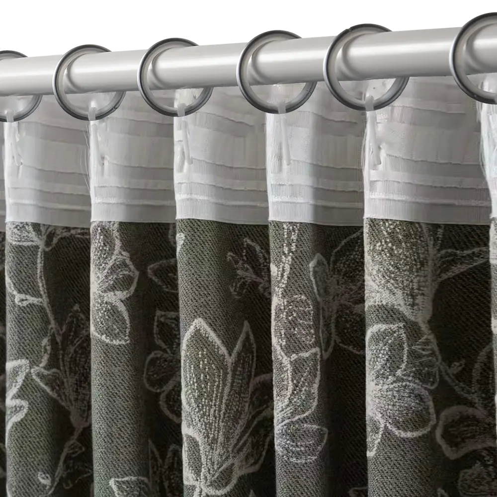 Штора Ilara 200x280 см цвет бежево-зеленый Santreyd STLM-2207316 - Вид №10