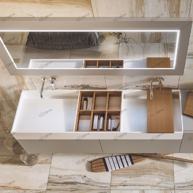 CSY01160 Подвесная раковина настенная овальная MOMA Design CHANEL белая