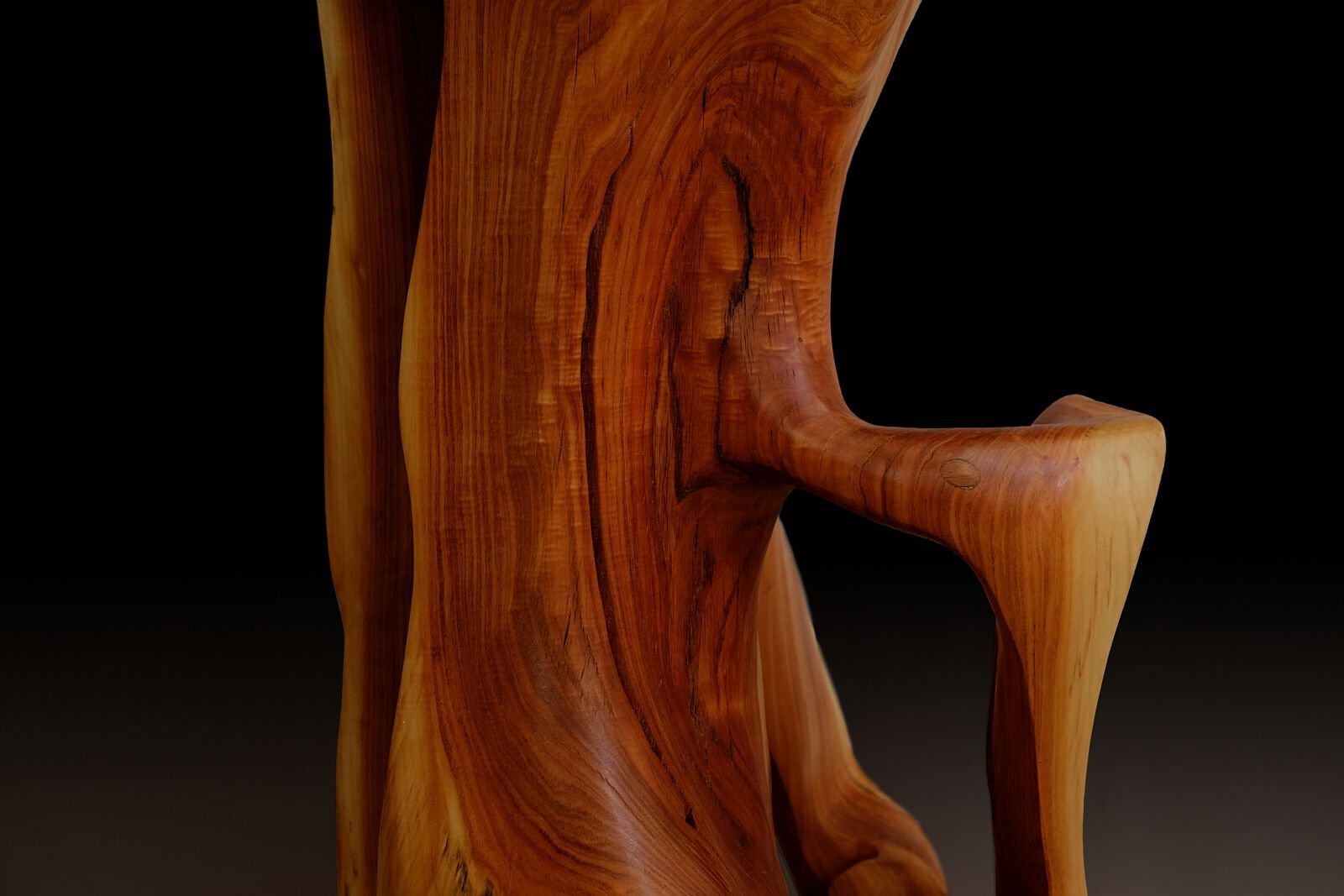 Высокий деревянный стул со спинкой Logniture Makha ARCH-00108144 - Вид №11