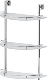 082 Полка полукруглая с ограничителем 40 см тройная NОS FBS Nostalgy