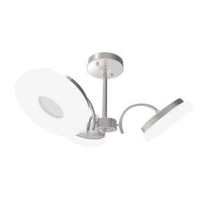Потолочная светодиодная люстра IDLamp Frittelle 107/3PF-LEDWhitechrome IDLAMP FRITTELLE 187953 Белый