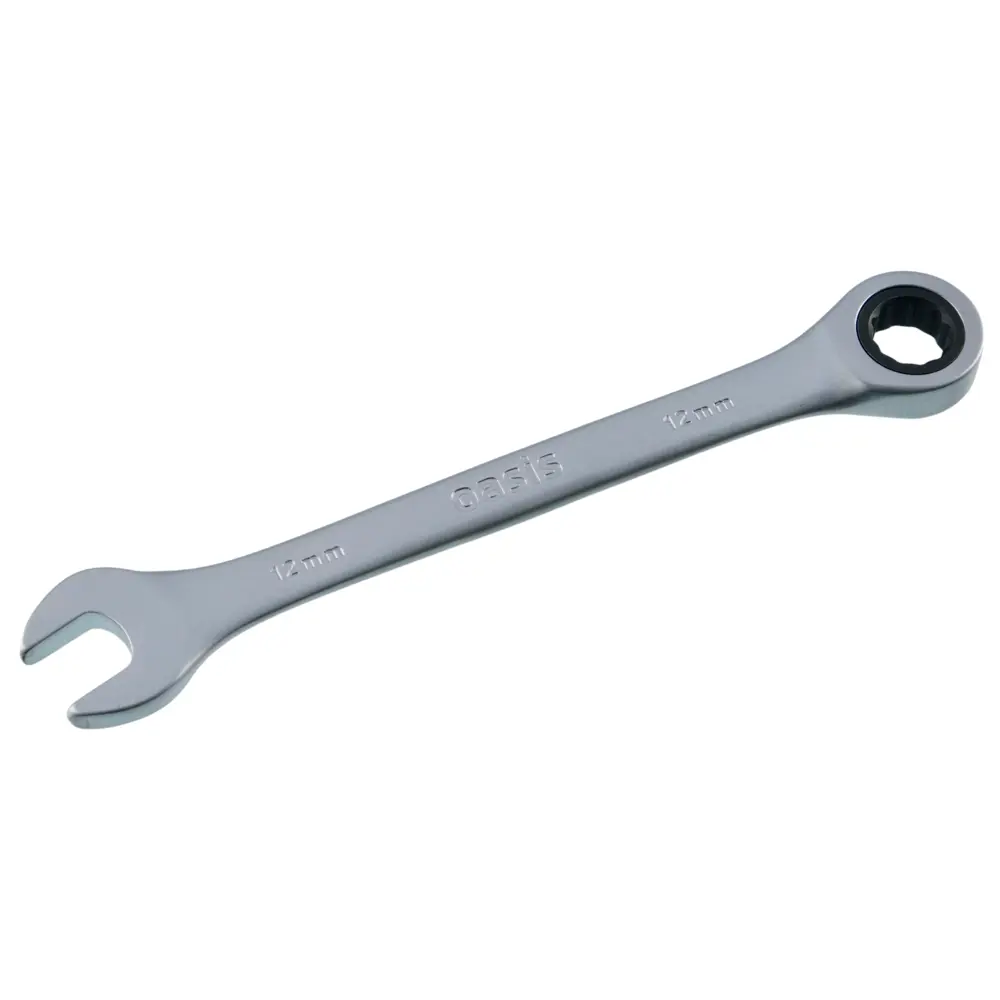 Комбинированный ключ с трещоткой Oasis 12 мм для профессионального монтажа 89428219 STLM-1577564