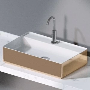 L621255 Накладная раковина на столешницу  прямоугольная A. e T. Italia Fly