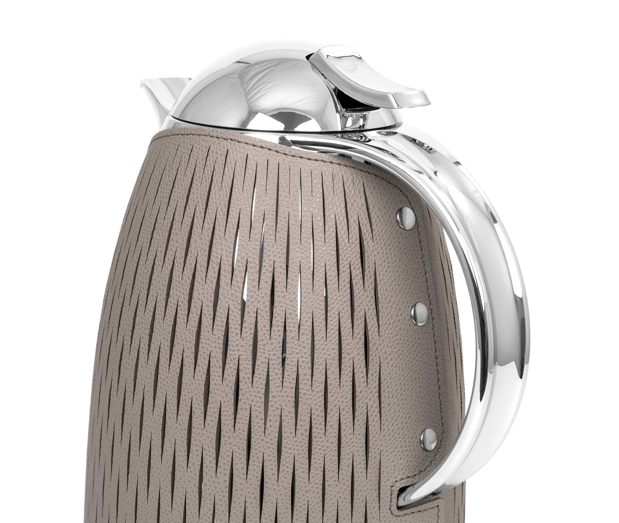 Графин Emily Thermal - 1,5 л - Ø 17X В 27 см / зернистая кожа_белый Pinetti 00.2022.029.000 - Вид №5