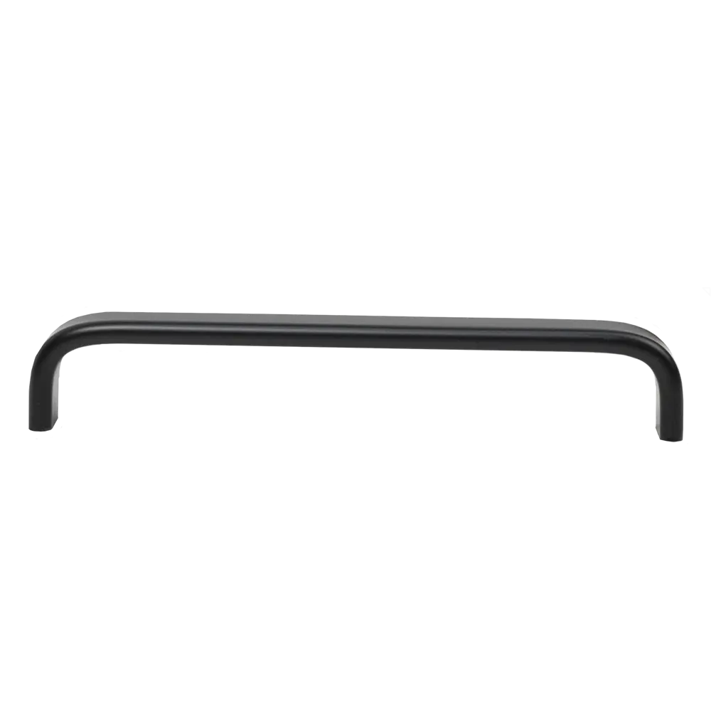 Мебельная ручка-скоба UA340- 160 черная 160 мм 87684397 STLM-2133936 AKS  - Вид №1