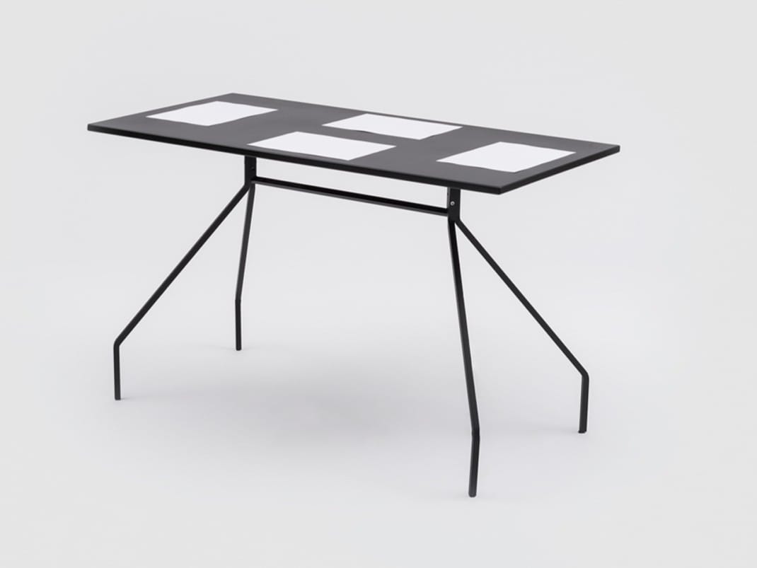 Окрашенный металлический прямоугольный стол Danese Milano X&Y ARCH-00047208 - Вид №1