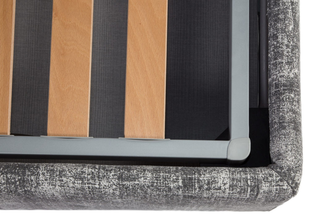 Кровать двуспальная 180х200 серая из велюра Fellow DORELAN LIFESTYLE 011642 Серый - Вид №10