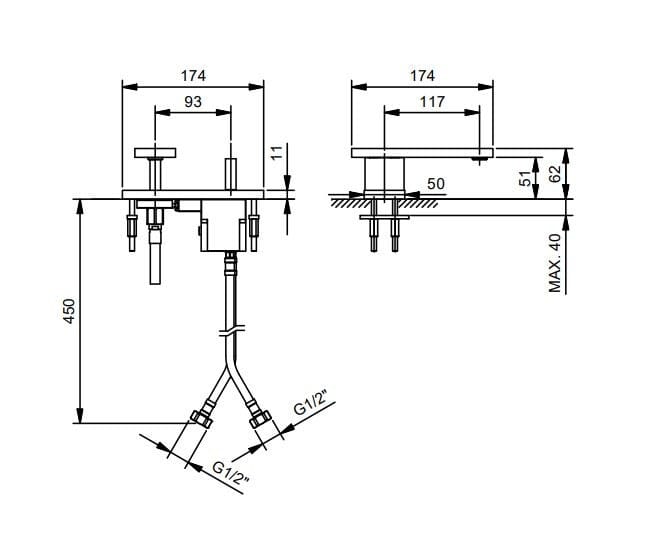Однорычажный смеситель для раковины ABOUTWATER ARCH-00082752 - Вид №10
