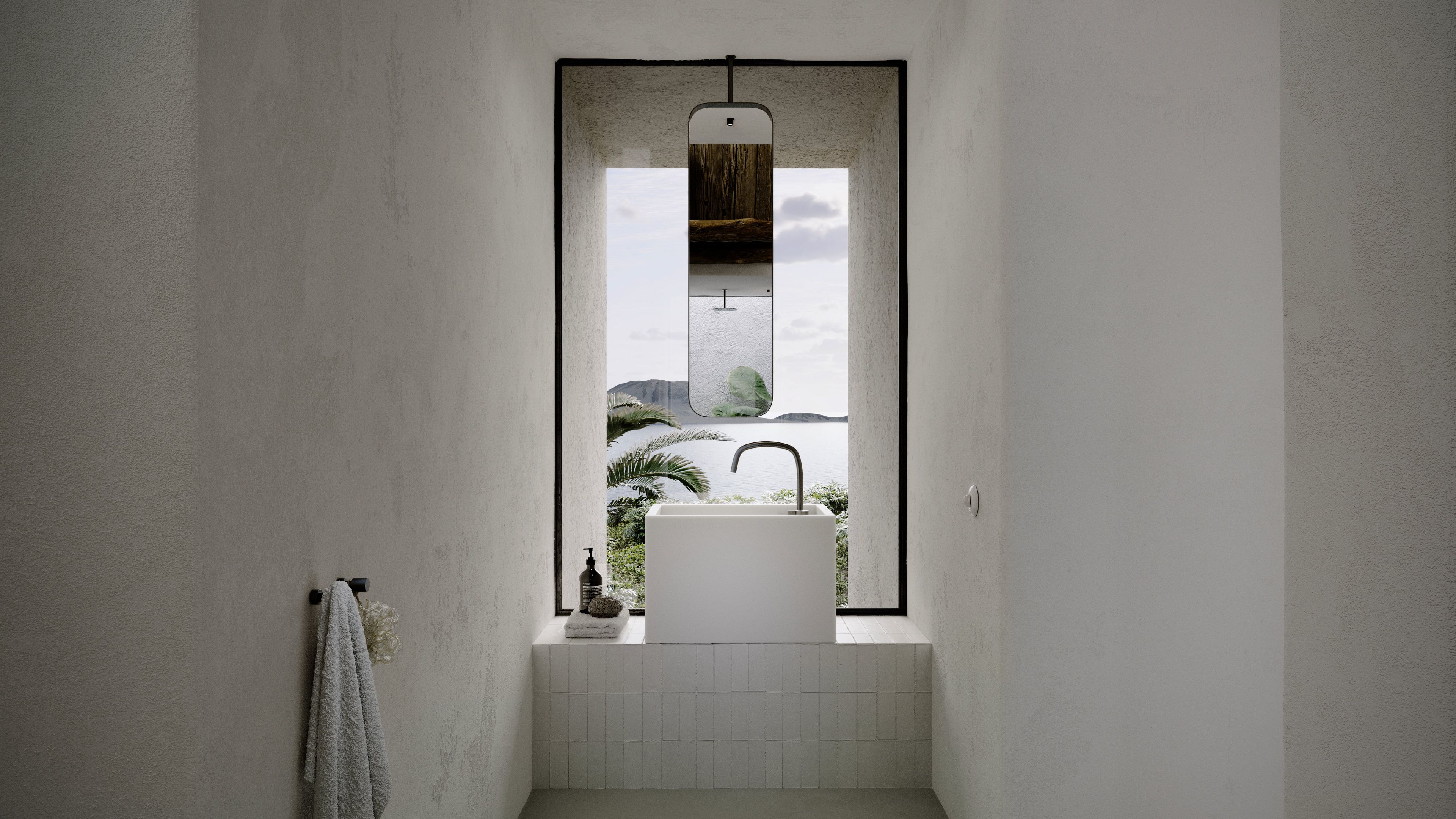 Одиночный подвесной умывальник из натурального камня COCOON Piet Boon ARCH-00052049 - Вид №36