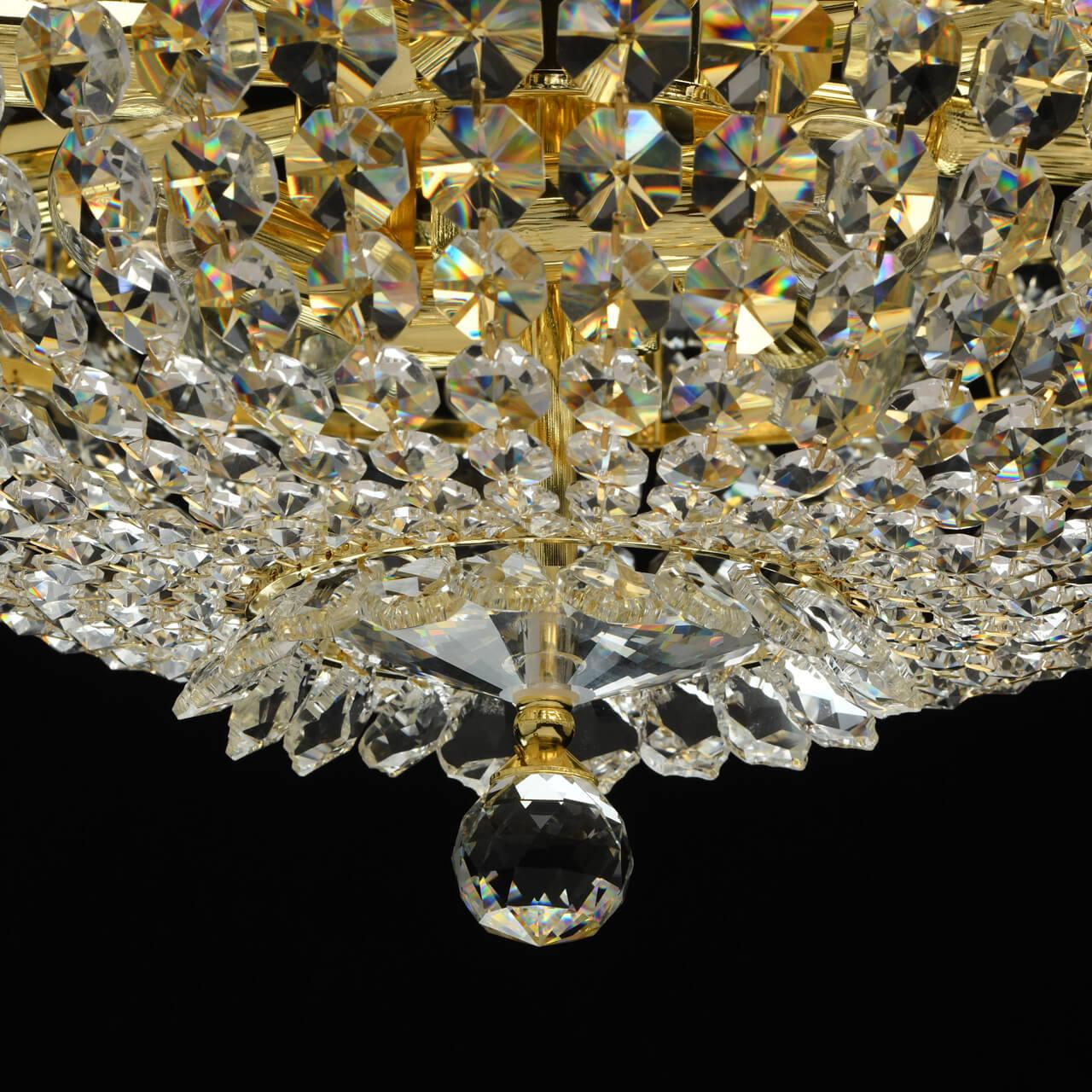 Подвесная люстра MW-Light Патриция 2 447010612 MW-LIGHT ДИЗАЙНЕРСКИЕ, ПАТРИЦИЯ 181812 Золотой  - Вид №2