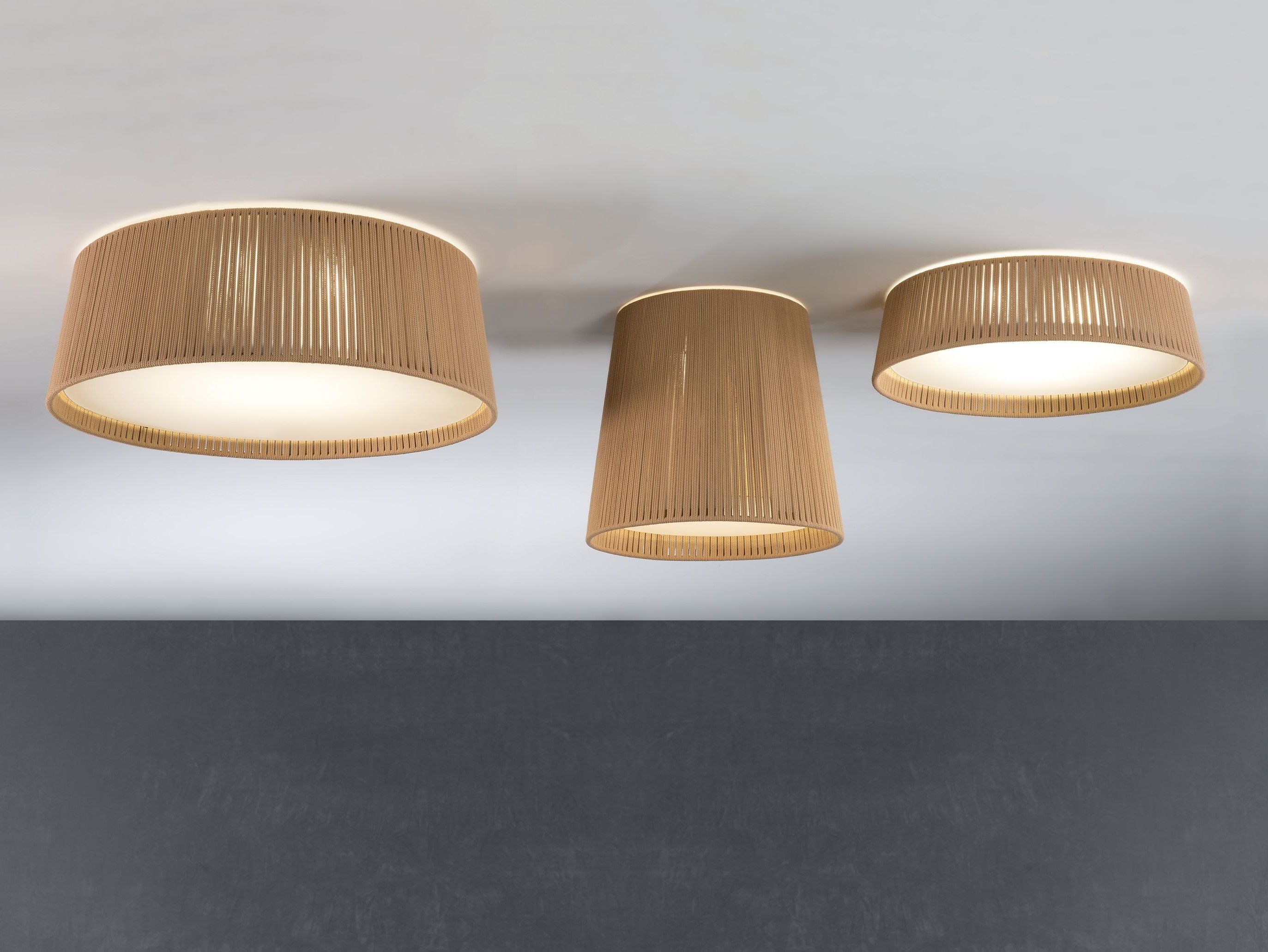 Канат ручной работы светодиодный потолочный светильник Olé Lighting Барабан ARCH-00110564 - Вид №3