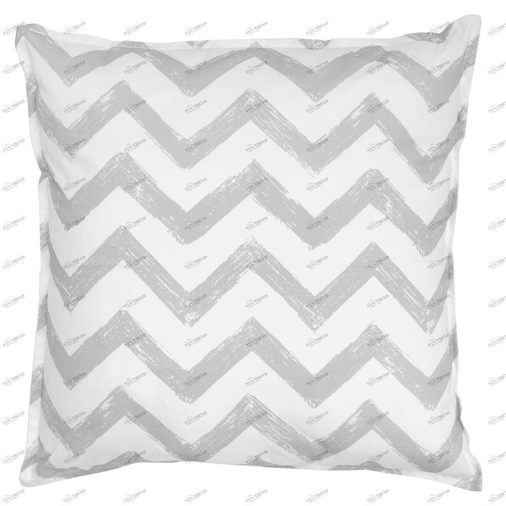 Наволочка 40х40 см Grey Zigzag VAMVIGVAM GREY ZIGZAG 281794 Серый Santreyd 