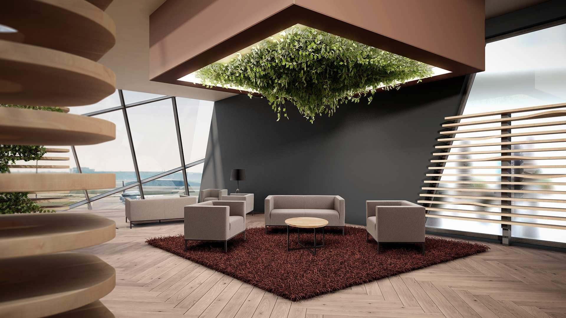 2-местный тканевый диван Moschella Kube ARCH-00141773 - Вид №1