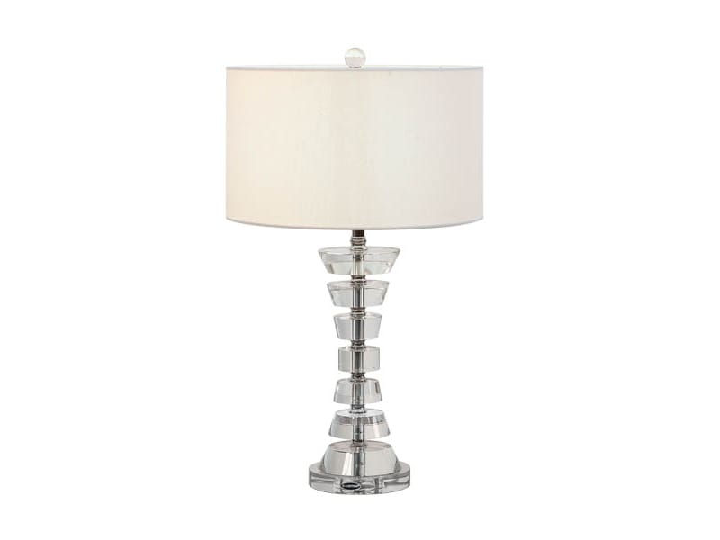 Настольная лампа из хрусталя и ткани K-Lighting BRILLA ARCH-00082699