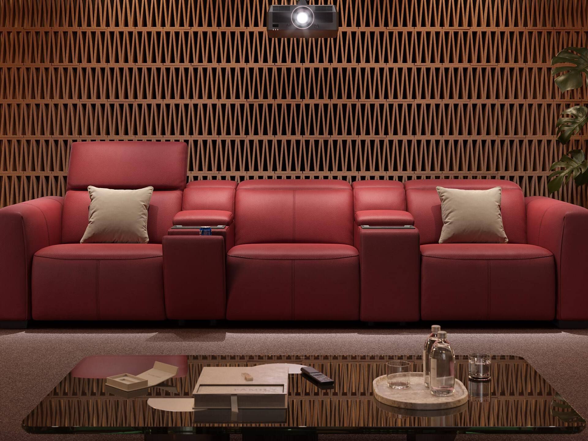 3-местный кожаный диван Sofanella тысячное кино ARCH-00117253 - Вид №8