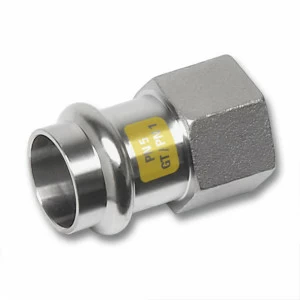 617270G2212 SANHA 17270G пр.-фит. газ, нерж.сталь, муфта переходная ВПр-ВР 22x1/2 мм