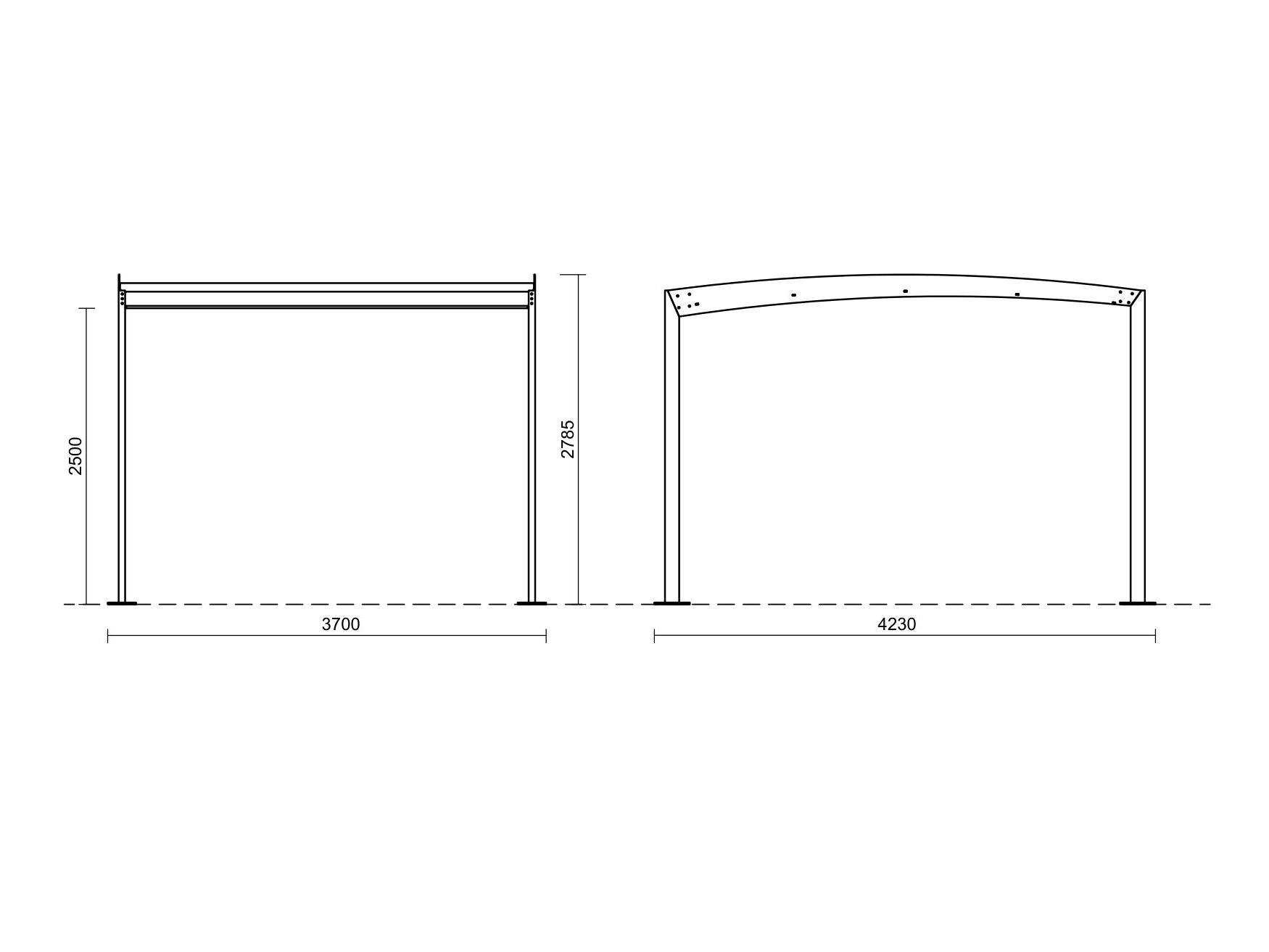 Навес из оцинкованной стали Studio Città TEGO ARCH-00060727 - Вид №2
