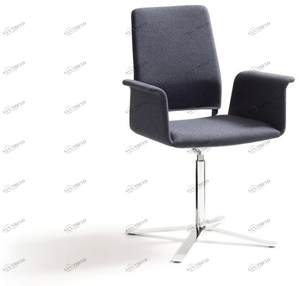 COR Кресло вращающееся на 4 спицы с подлокотниками Fino sun-id-1464147