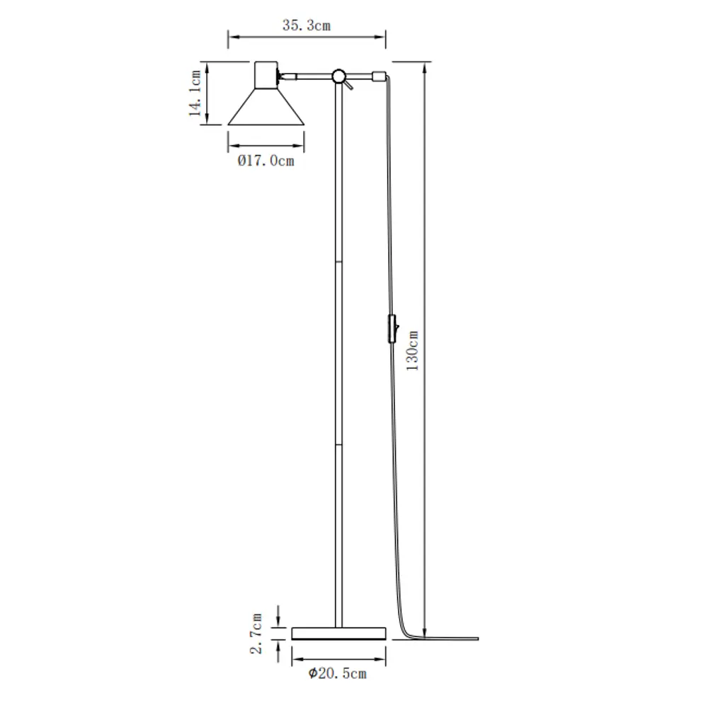 Торшер CAMELION KD-434F C02 — стильное освещение для современного интерьера 89387936 STLM-1348885 - Вид №9