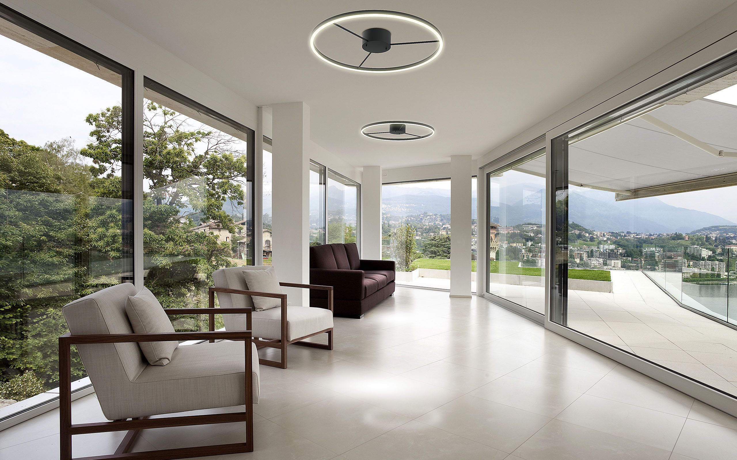 Металлический светодиодный потолочный светильник Valaisin Grönlund WHEELS ARCH-00077500 - Вид №28