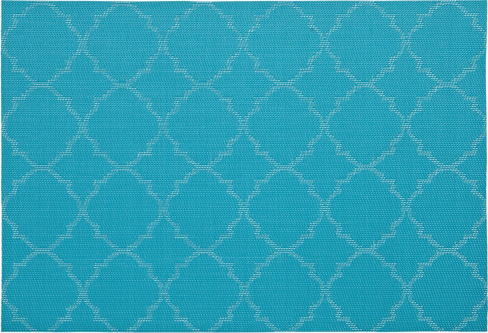 10623298 Harman Салфетка подстановочная 33х48см "Панамская плитка", бирюзовый ПВХ 