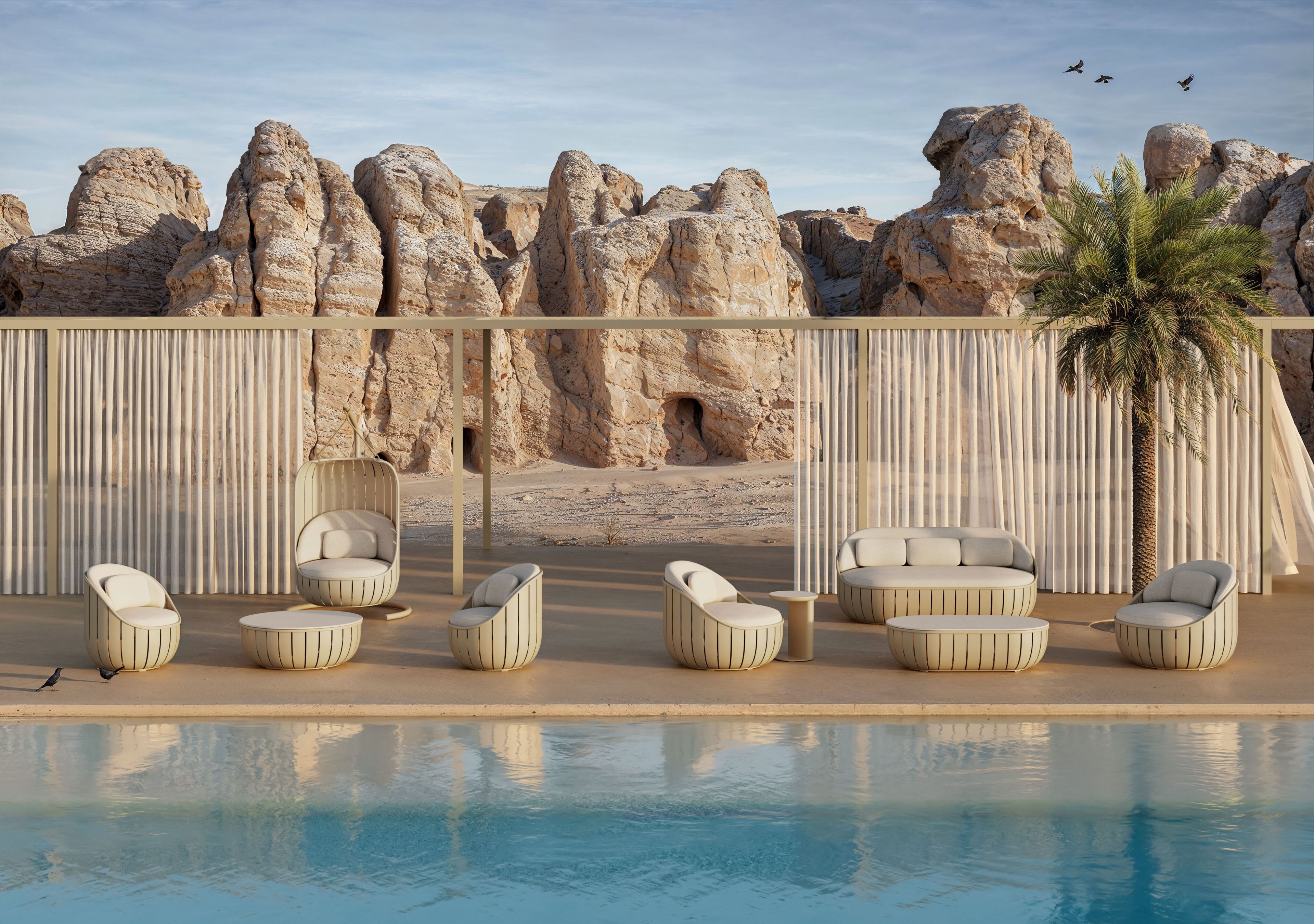 Алюминиевый садовый столик GANDIABLASCO Арена ARCH-00034743 - Вид №3