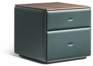 Poltrona Frau Кожаная тумбочка с ящиками La collezione - mobili e complementi