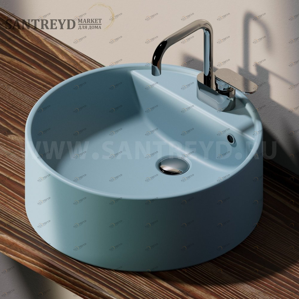 5050C5014 Накладная раковина на столешницу  круглая Ceramica Flaminia Twin