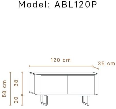 Momocca Прямоугольная деревянная консоль Adara Abl120 / abl120p / abl120p2 - Вид №2